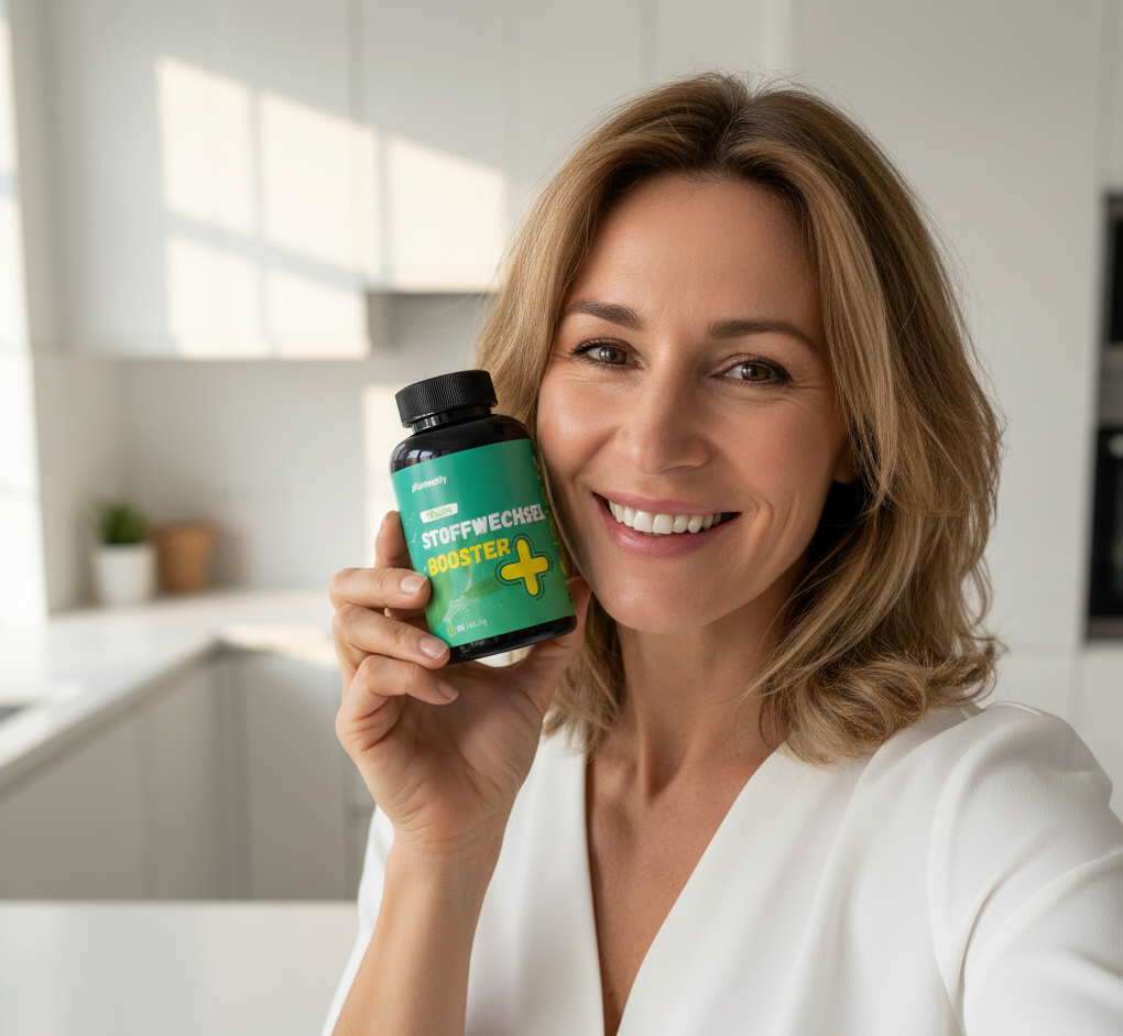 Zufriedene Kundin mit Stoffwechsel Booster+